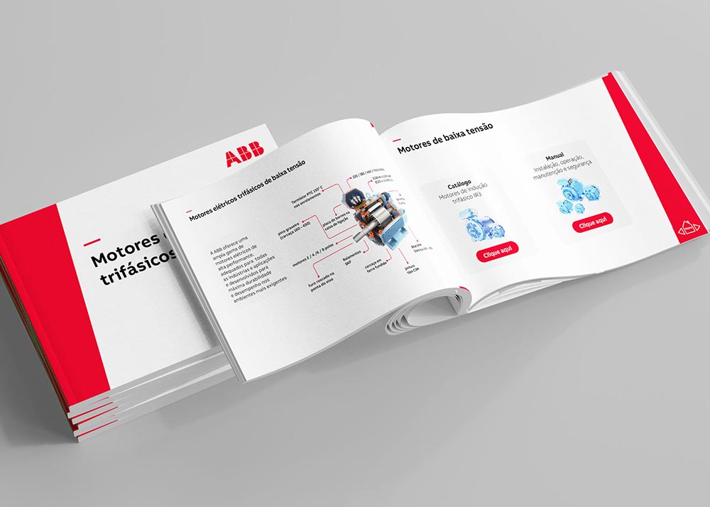 Caálogo de motores elétricos trifásicos ABB